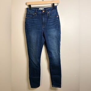 Women’s Madewell curvy high rise skinny jeans size 25
